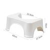 Footrest Toilet Seat Stool White Foot Stool High Quality Foot Resting Stool  Bathroom