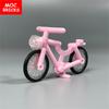 MOC Bricks Bike Notebook Camera Dollar Luggage Trash Bottle City Accessories View DIY Educational Building Blocks Friends Gifts