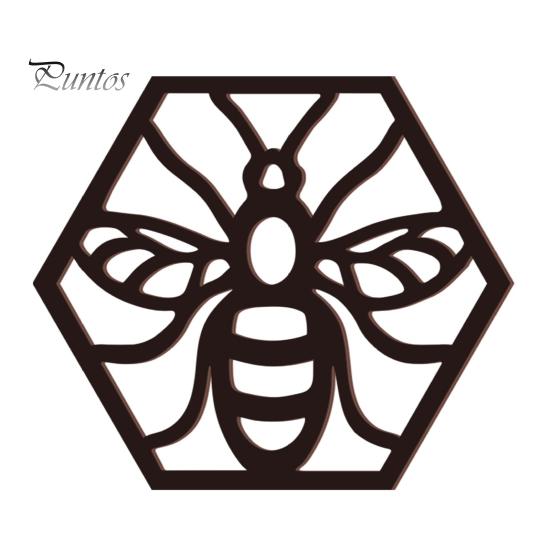 

4/6 шт. Подвески в виде пчелиных сот, многоразовые, ажурные, настенные, художественные, шестиугольные, для окон, дверей, прилавков A