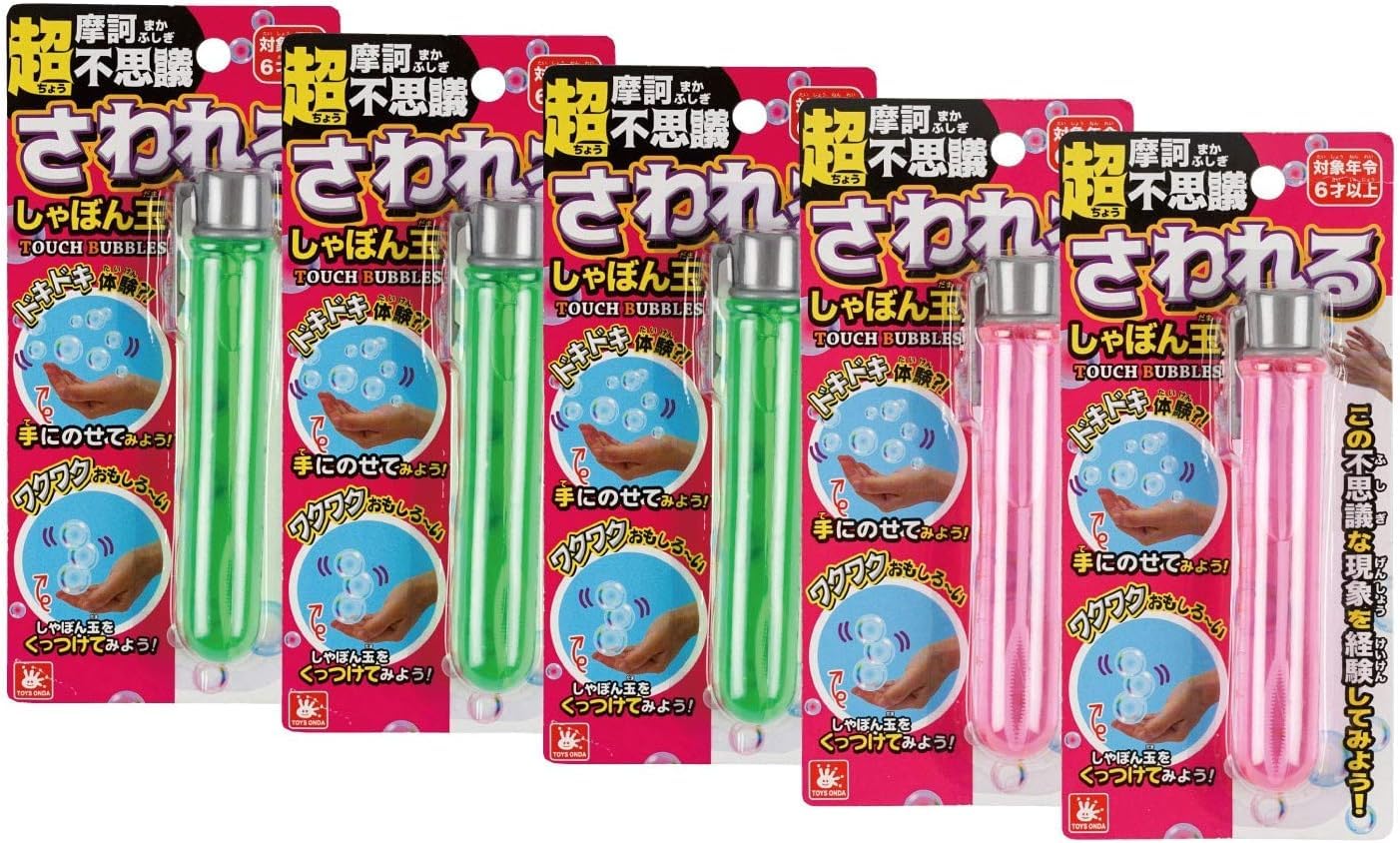 

Мыльные пузыри Onda Touchable, Набор из 5 штук, для детей, для игр на свежем воздухе, летних фестивалей, парков, Набор из 5 штук [Цвета не указаны]