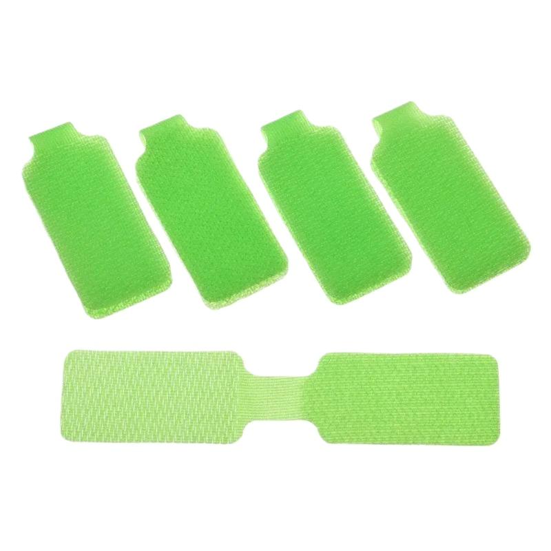 1-100pcs Reusable Waterproof Cable Labels Color-Coded Organizer Straps Data Charger Cords Management Home Office Travel
