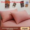 Cotton Pillowcase Set With Washable Cotton Fabric For Home Use