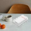 Acrylic Paper Towel Storage Tray Modern Desktop Storage Rack  for Disposable Towels