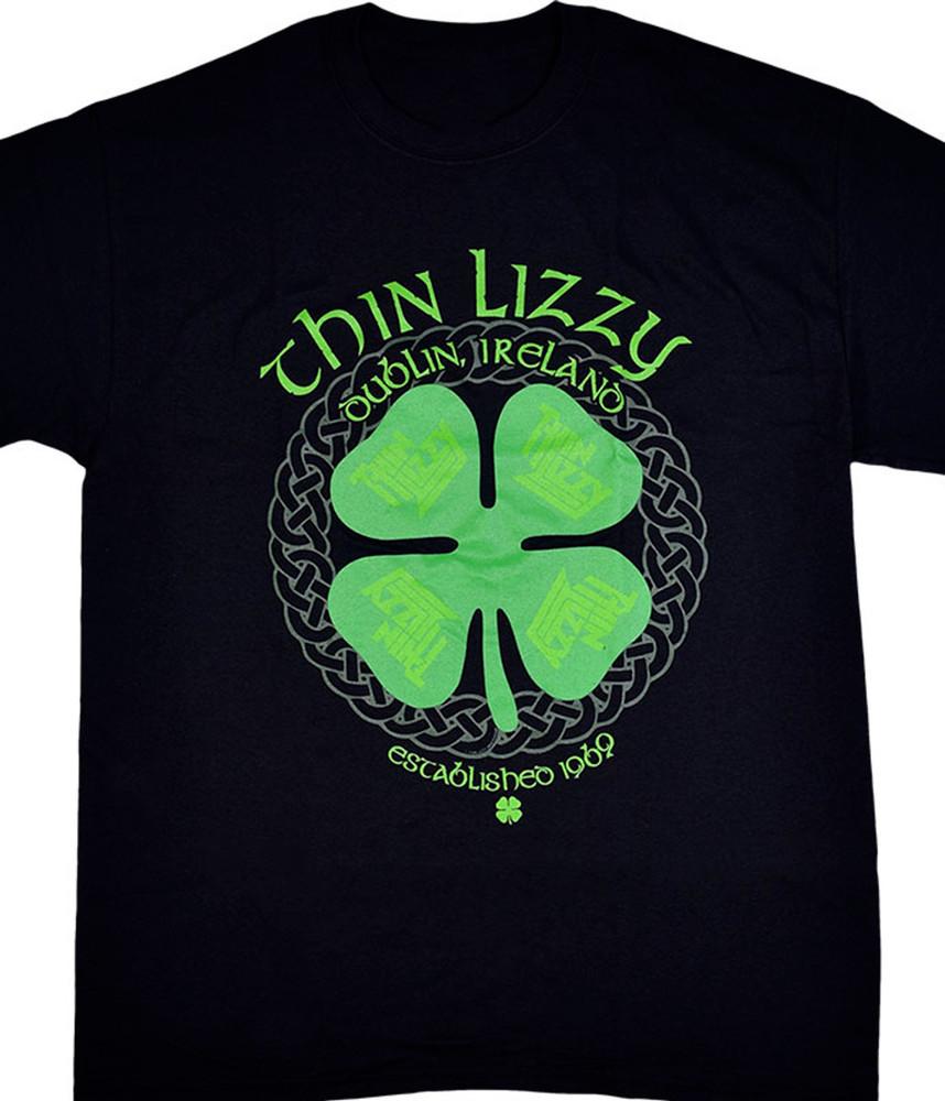 

Thin Lizzy Band Cotton Gift For Fan TShirt Black All Size Unisex AH1847 Unisex T-Shirt XXXXL
