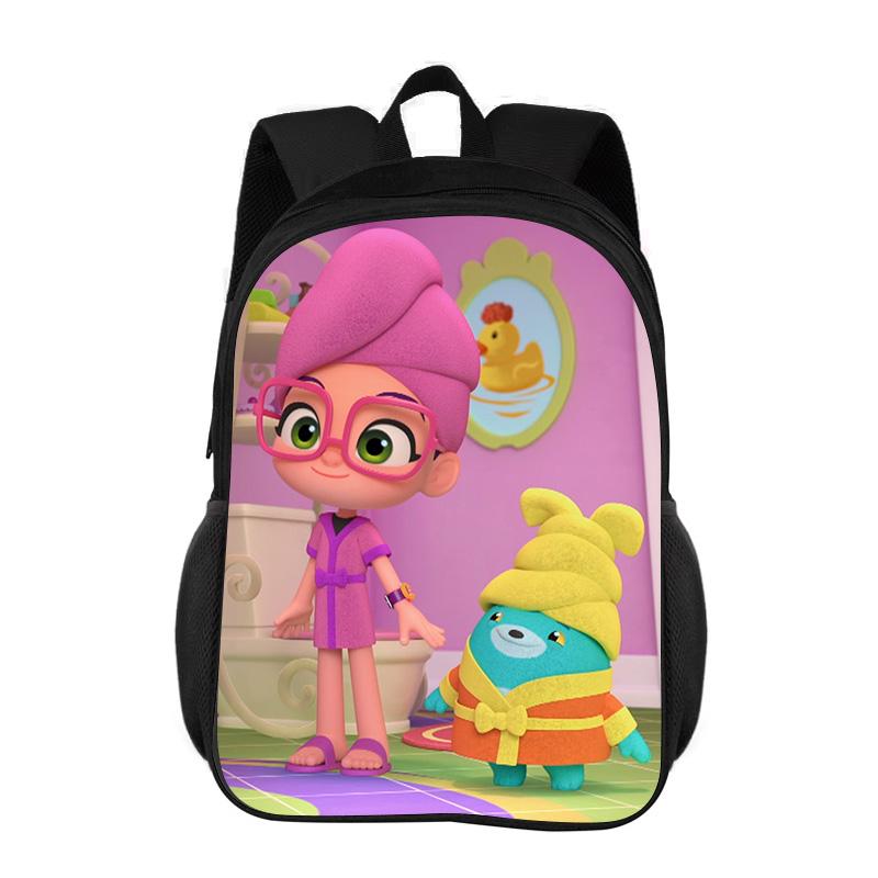 Abby Hatcher Shoulder Protection Backpack New Cartoon Print Student Boys and Girls Best Birthday Gift Companion for School