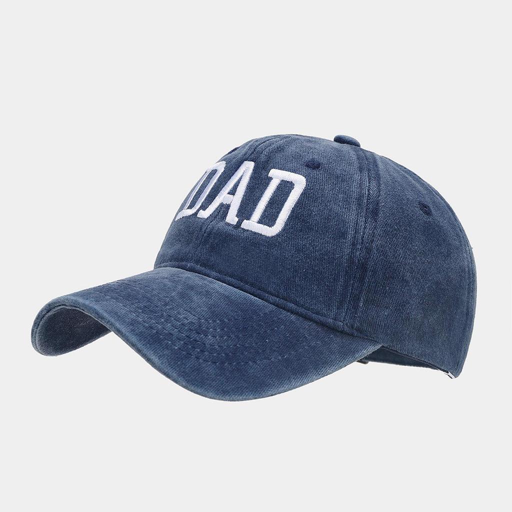 Trendy Vintage Embroidered Washed Cotton Dad/Mom Baseball Cap - Casual Sun Hat