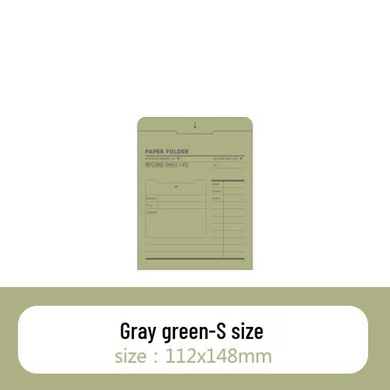 Retro A4 File Folder & Document Storage Bag Large 320x230mm