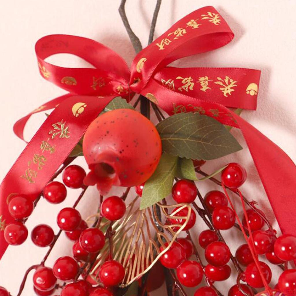 Chinese Year Decoration Oriental Handcraft Metal Wreath Traditional Hanging Ornamental Pendant