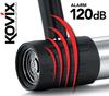 Kłódka U-Lock Z Alarmem Kovix Ktl16-210 Czarna