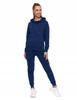 Women's Sweatshirt with Hood, Cotton, Fashionable, Zipper, Soft, MORAJ S NAVY
