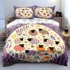 Colorful Sheep Pastoral Decor Soft Comfortable Duvet Cover Bedding Set Included 1*Duvet Cover & 2*Pillowcases, Gift