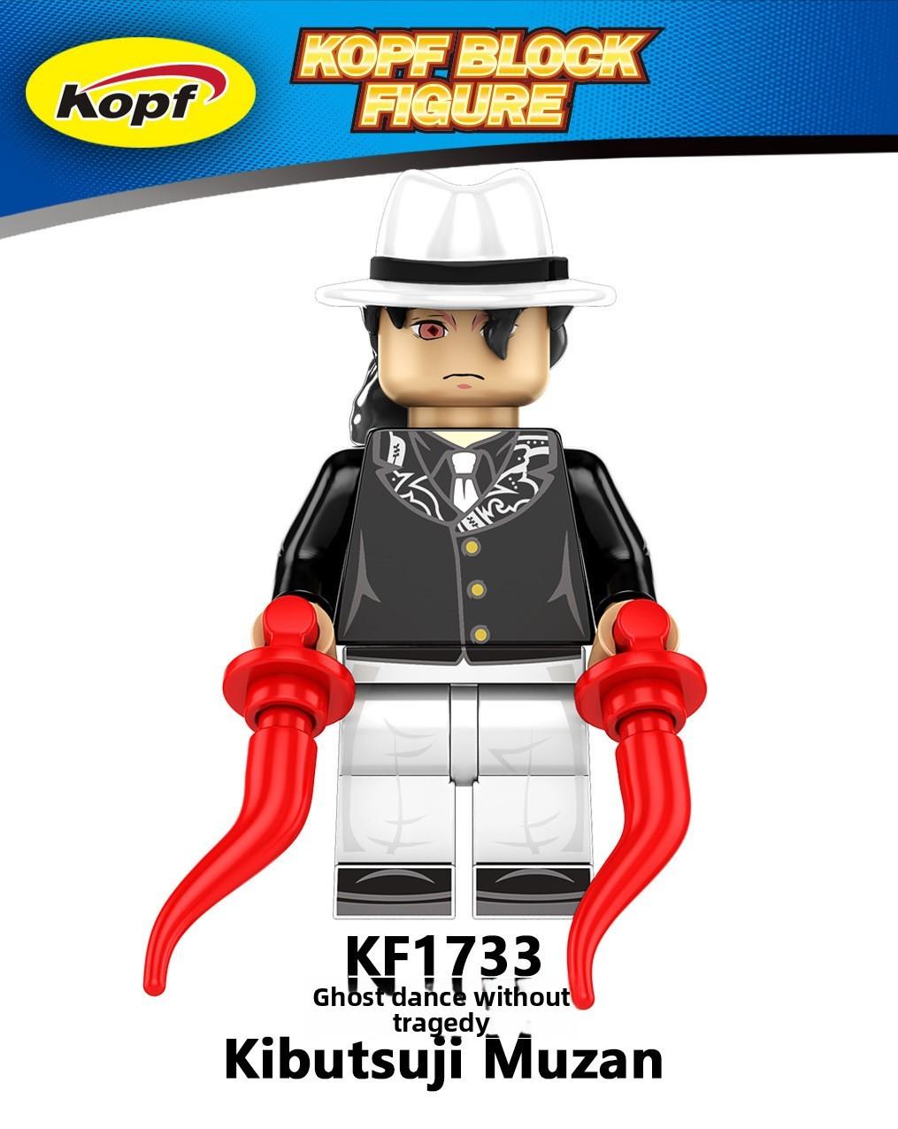 

Demon Slayer Kimetsu No Yaiba Abs Building Blocks With Anime Figures For Collectors And Kids Style 5