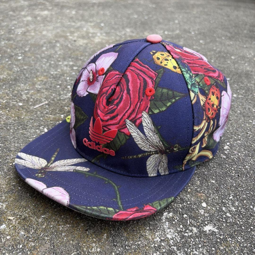 Used Rare adidas Originals Rita Ora collaboration floral pattern out of print all over pattern