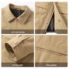 VANCL Men's Autumn/Winter Casual Padded Shirt Collar Workwear Jacket