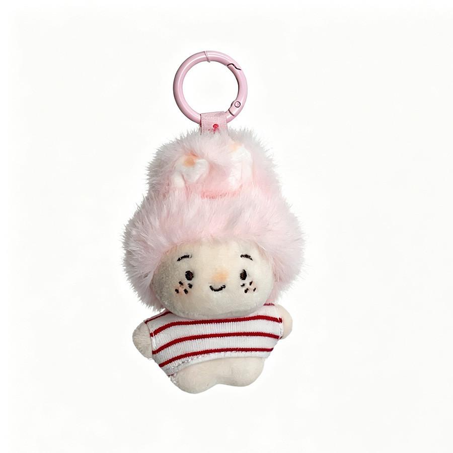 Cute Plush Baby Doll Keychain With Short Pile Plush For Backpack Decor And Gift For All Ages