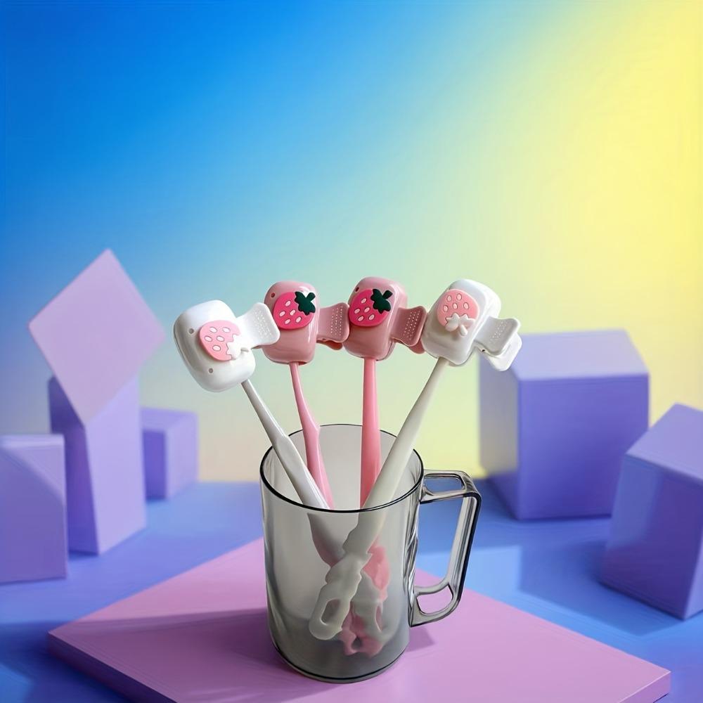 Dustproof Toothbrush Clip Ventilation Design Travel Toothbrush Case Toothbrush Holder Bathroom Use