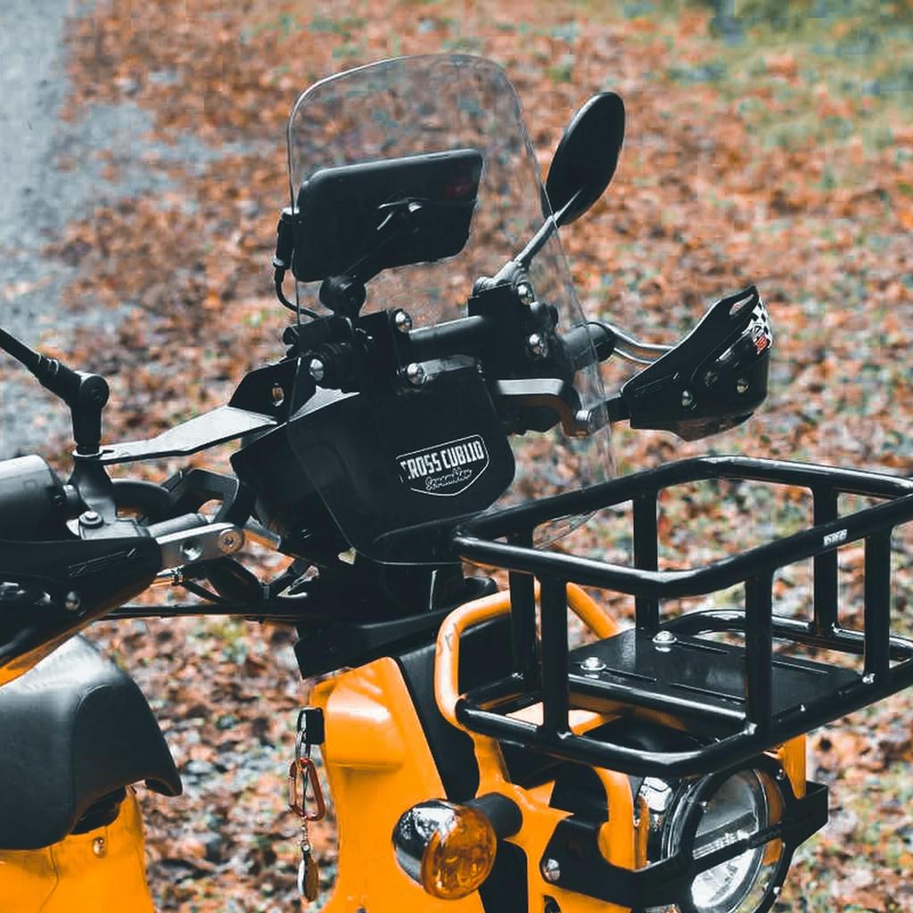 Entrotech Cross Cub 110 Čelní sklo pro motocykl Honda CC110 Větrný štít motocyklu Modifikace motocyklu Náhradní čelní sklo Cross Cub (JA60) - Přední sklo,