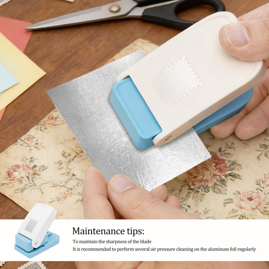 New Stamp Shape Embossing Machine DIY Handmade Embosser Crafts and Scrapbooking Tool Stamp Border DIY Postage Stamp Punch