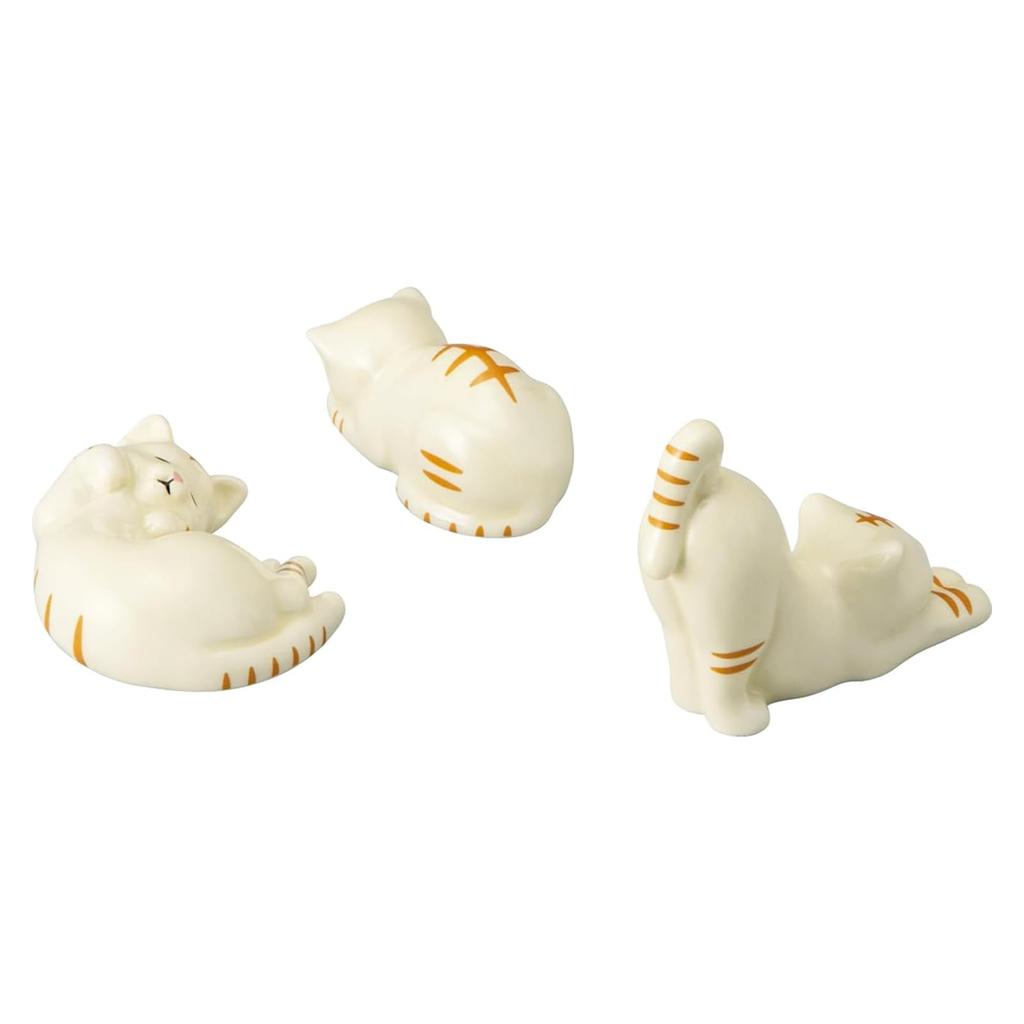 Cute Tabby Cat of Chopstick 6 X 4 Animal Cat SAN4574 "Toranekona Mainichi" (Set 3) Rests, Approx. Cm, Merchandise, Merchandise, Human-Use Tableware,