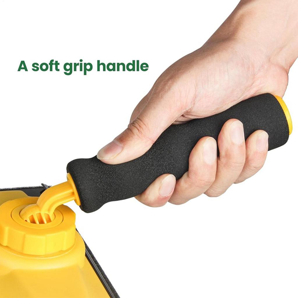 Edge Painting Tool Corner Brush Kit 360 Degree Rotation Handle Paint Pad Tray Set For Home Renovation Wall Ceiling Door Frame