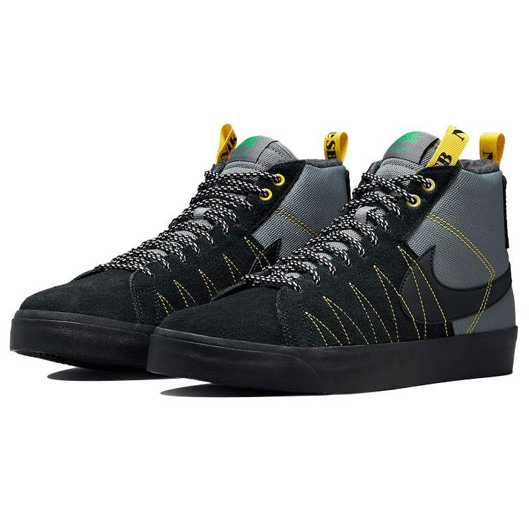 Nike Blazer Mid Premium SB Acclimate Unisex Sneakers Black Cool-Grey White DC8903-001
