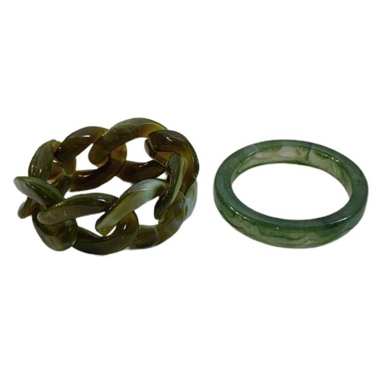 2 stk fingerringer matcher fargerike all bøybar harpiks retro ring for dating