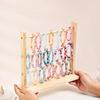Storage Shelf Wooden Storage Rack 2/3/4 Layer Jewelry Organizer Holder Bracelet Frame  Living Room