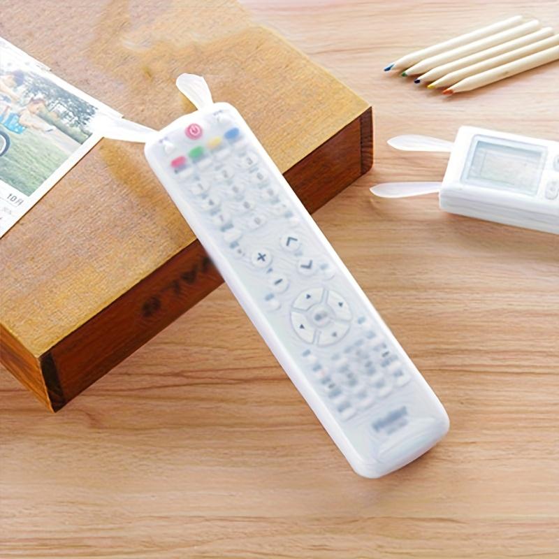 Silikonové ochranné pouzdro, Průhledný kryt na dálkové ovládání, Vhodné pro dálkové ovladače k TV, klimatizaci, s králičími oušky, Prachotěsné ochranné pouzdro