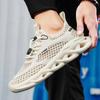 Fashion New Men's Mesh Sneakers Summer Mesh Sports Breathable Casual Shoes Comfortable Men's Tennis Shoes Lightweight Running Shoes