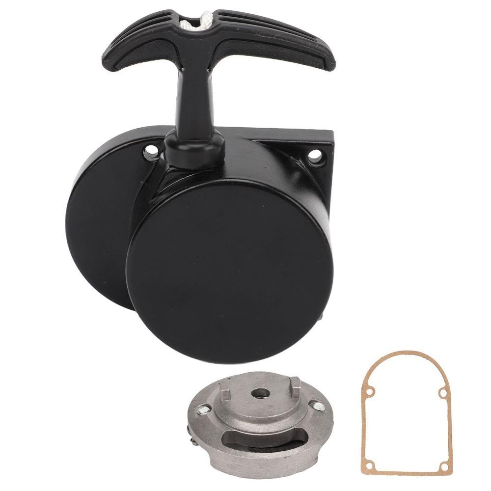 

Engine Starter Aluminum Pull Recoil Starter Low Noise 2 Stroke Hand Pull Starter Low Noise Starter Motorized Bicycles чорний
