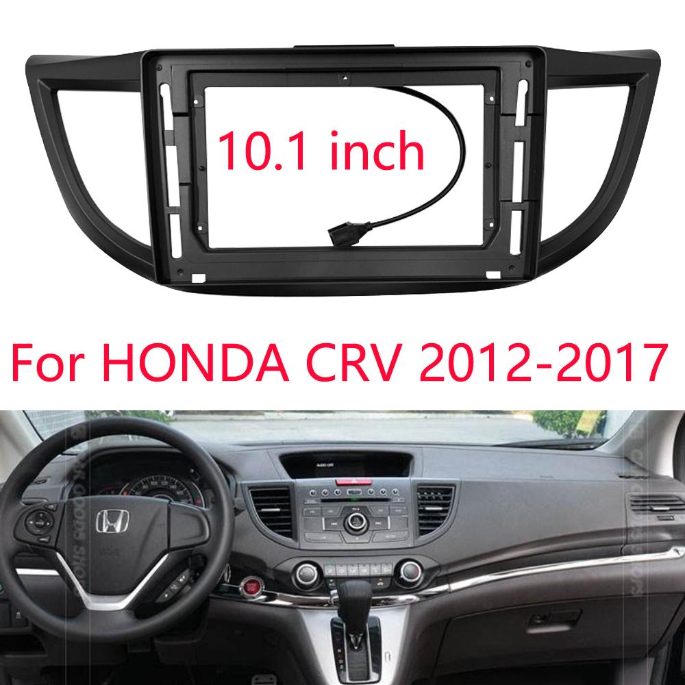 Adaptor fascia pentru cadru auto de 9/10 inch Decodor de cutie Canbus Android Radio Audio Kit panou de montare pentru bord pentru Honda Crv C-rv 2012-2016