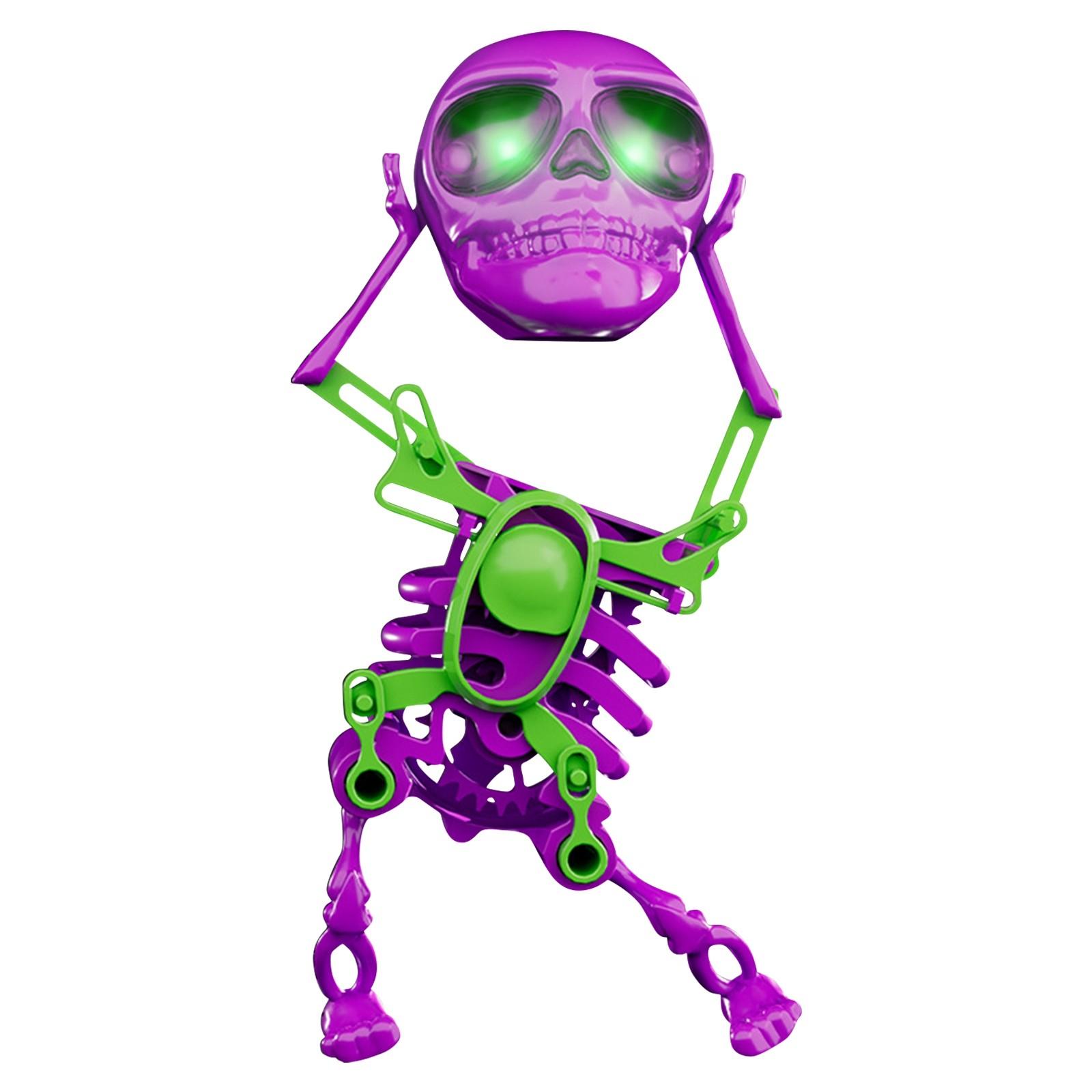 

Танцующий и качающийся скелет, Танцующий скелет, Заводные скелеты, Танцующие игрушки, Снимающие стресс, Заводные настольные игрушки One Size фиолетовый