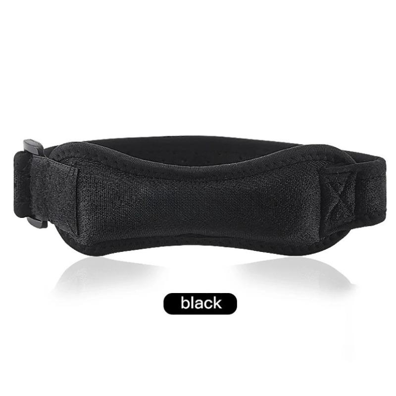 1pcs Sports Knee Patella Strap Adjustable Shock Absorbing Knee Brace Compression Knee Sleeve for Outdoor Athletic Training