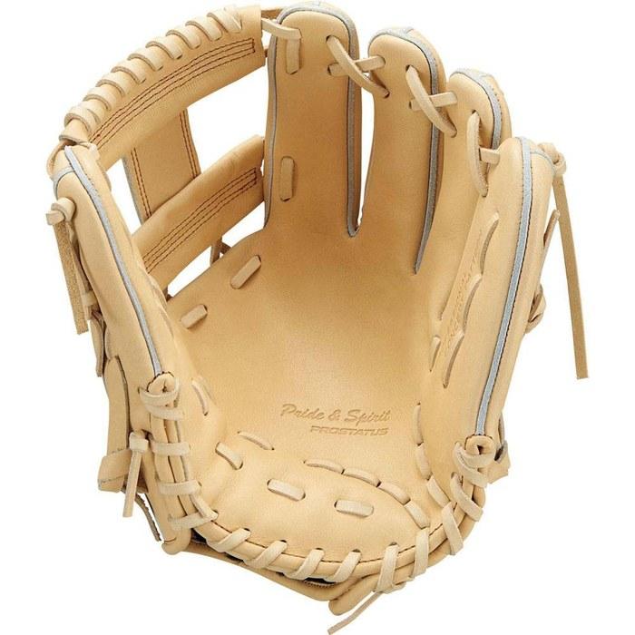 ZETT Prostatus Hard Baseball Glove - Kenta Miyamiya Type - Second/Short - Right Hand - Pastel Brown (3200) - Size 4 - Made in Japan -