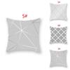 Soft Silver Gray Geometric Pillowcase For A Cozy And Stylish Home Decor