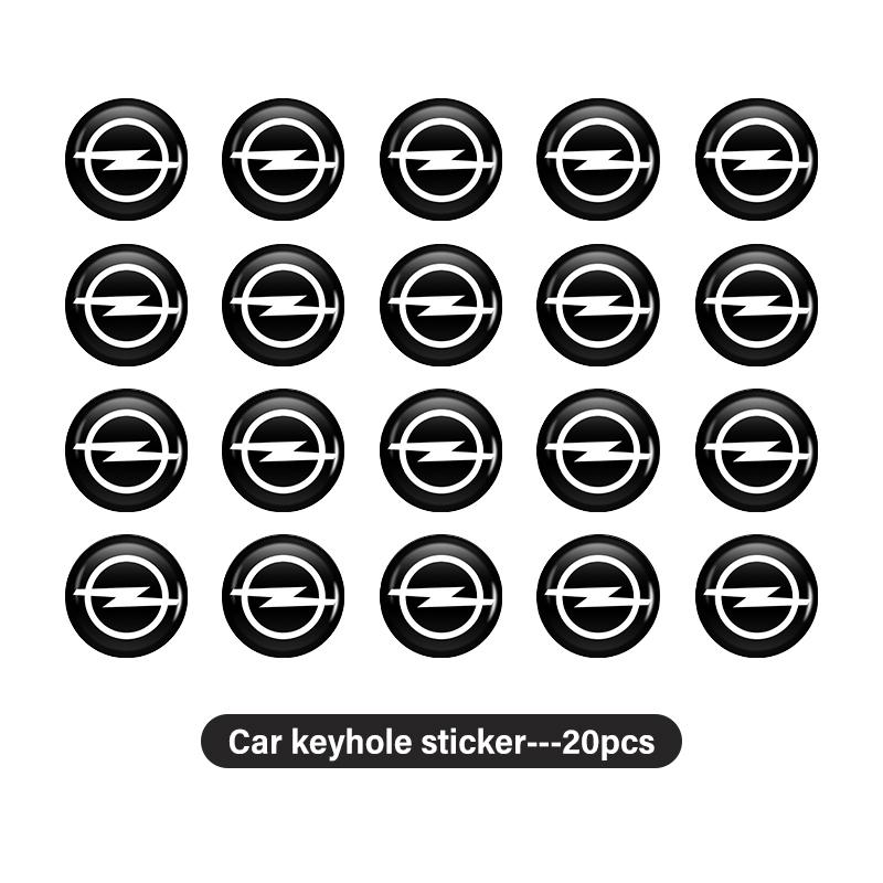 For Opel 8pcs Car Keyhole Sticker Anti Block Protective Cover Non Destructive Corsa Astra H G J Insignia Vectra Zafira Meriva MH8