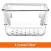 Lifewit Drawer Organizer Tray Set 16 Pieces Clear Plastic Storage Box for Makeup Accessories and Small Items