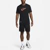 Nike Logo Print Comfort Short Sleeve T-Shirt Men Tops Black FV8412-010