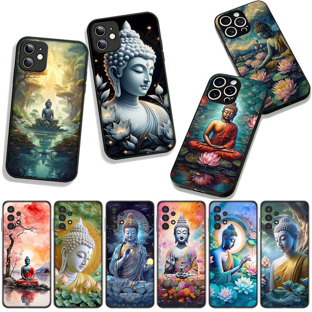 Phone Cover Lord Buddha Wallpaper Casing for Apple iPhone 16 15 14 Plus 13 12 Mini 17 Pro Max + ProMax 16E Air 15+ Case
