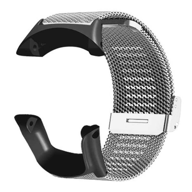 

For Sunnto Ambit 3/Ambit 3 Sport/Ambit 3 Run Watch Band Milanese Stainless Steel Mesh Strap Black