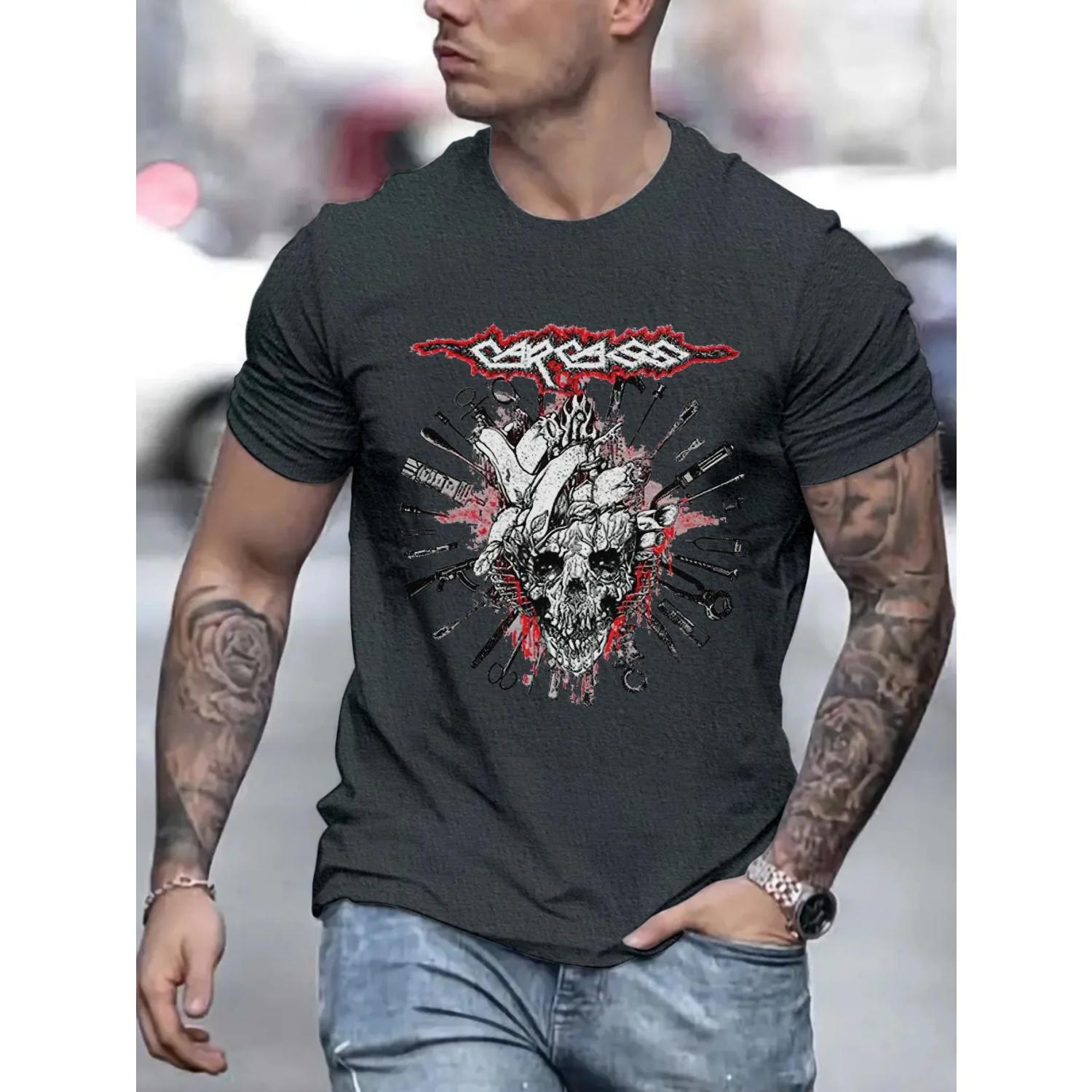 

Rotten Meat Stinky T-shirt for Spring and Summer Men s Fashion, Casual Printed Men s Fashion, Casual Music Fans Clothing XXXXXL чорний