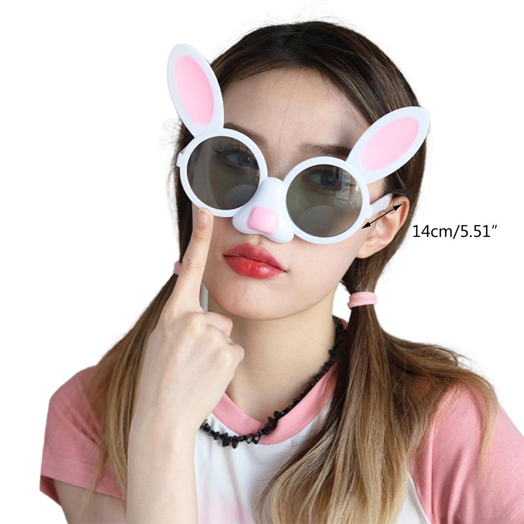 Rabbit Eyewear Glasses Easter Photo Props Party Cosplay Costumes Colorful Dancing Party Glasses Easter Party
