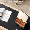 PU Leather Desk Protector Mat Dual Side Keyboard Mousepad Easy Clean Table Cover  Office