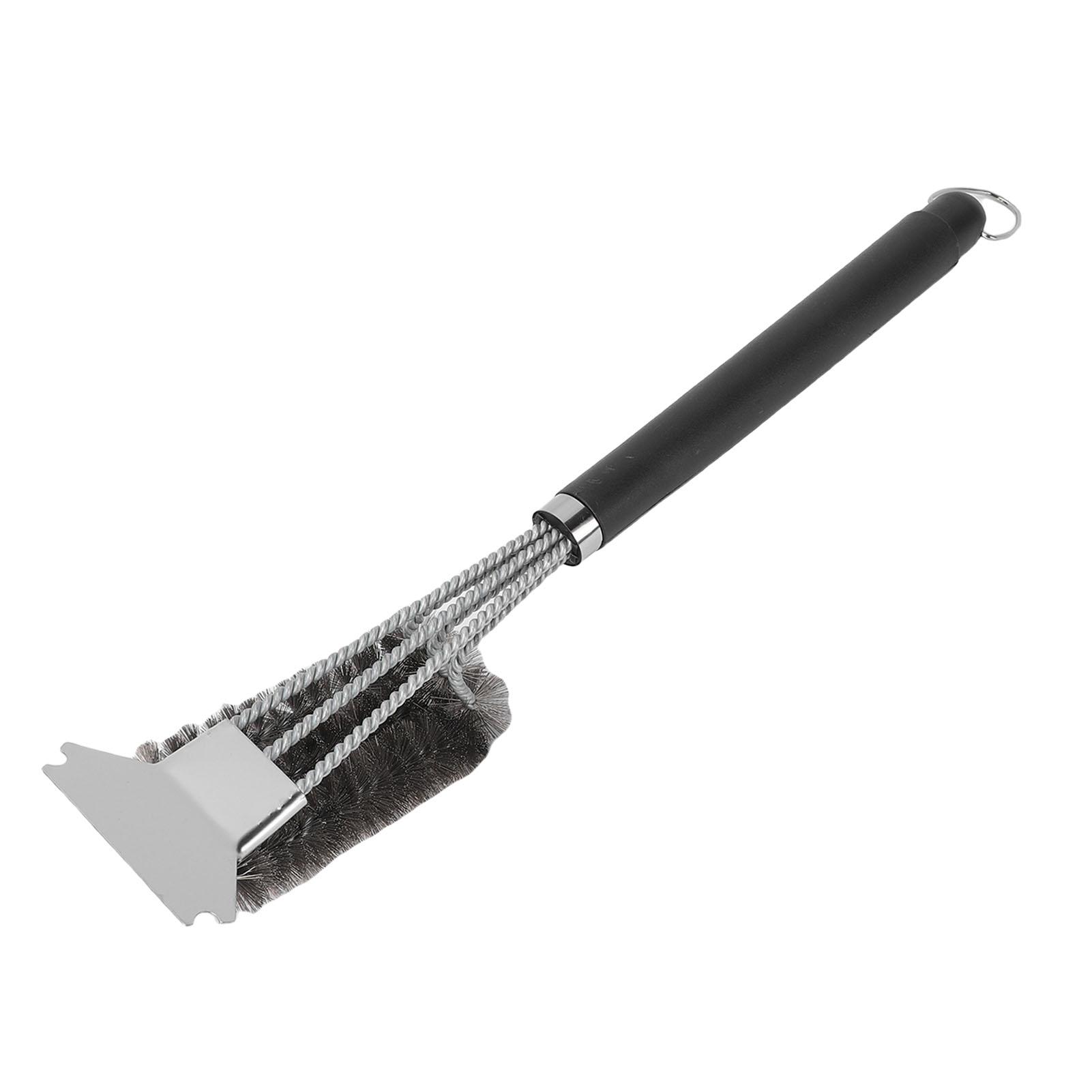 

Grill Brush and Scraper Stainless Steel BBQ Grill Cleaner Brush for Outdoor Grill Smoker Gas Charcoal Grill Cleaning Silver