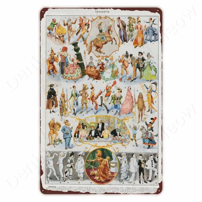 Starověcí Znamení Vintage Kovové Znamení Fosilní Nástěnné Umění Plakát Savci Ryby Znamení pro Domov Třída Dekor Hmyz Plechové Znamení