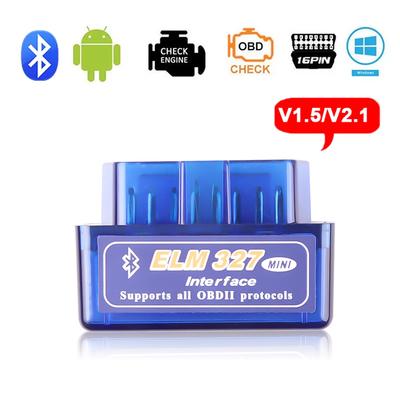 Mini ELM327 V1.5 V2.1 OBD 2 Bluetooth Auto Diagnose-Werkzeuge Für Android Scanner Code Unterstützung Smart Scan Tool ODB2 Scanner Tool