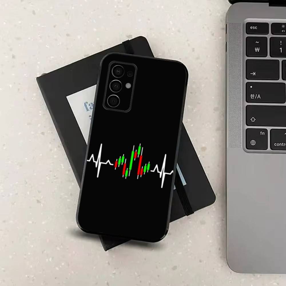 Day Trading Day Trader Trader  Case For Samsung Galaxy A73,52,71,53,32,72,41,J7,22,Note,31,8,9,Soft Black Silicone Cover
