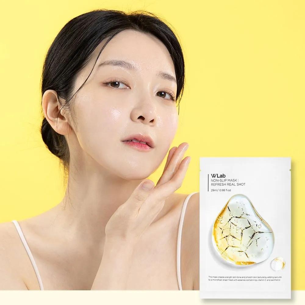 WLab Non-Slip Mask Refresh Real Shot 5-Pack