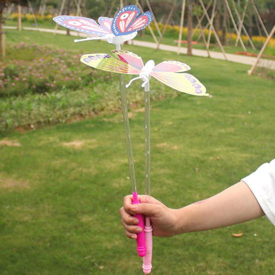 Glow Butterflies Stick Glow in The Dark 3 Modes Adjustable Handheld High Brightness Battery Operated Colorful Light Up