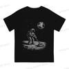 Tops  Cotton Fun Fashion Moon Cleaner  Sweeping the Moon Clean Unisexs and Womens Tshirts   Tshirt Top